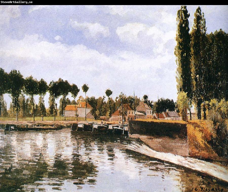 Camille Pissarro Pang plans Schwarz lake